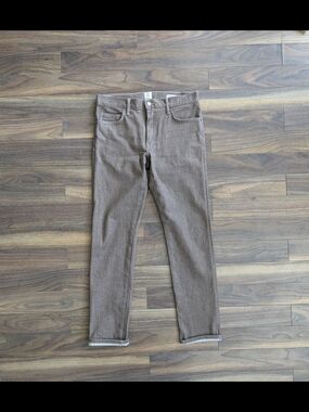 Hiroshi Kato MiUSA Selvedge Brown Men's Jeans